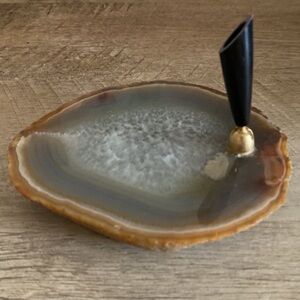 Agate Pen Holder Naturalism Office Decor Desk Pen Graduation Gift Hand Crafted